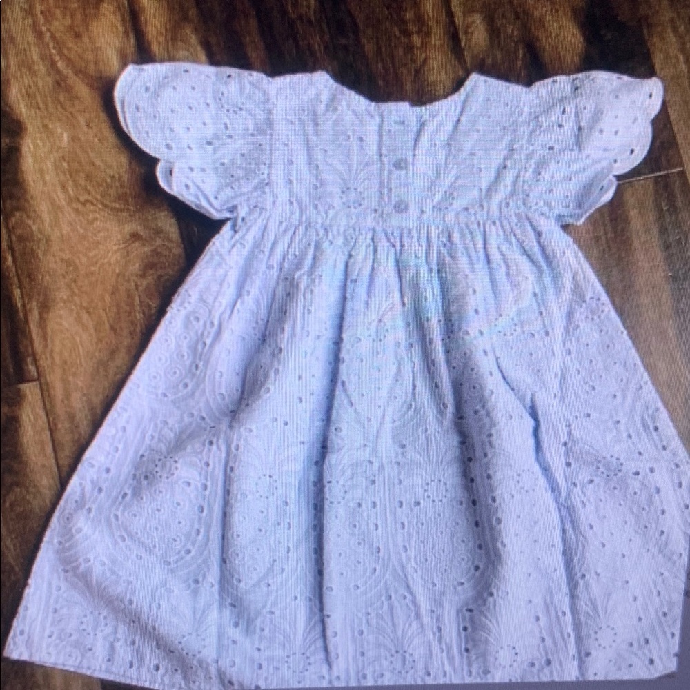 White Kids Casual Dress